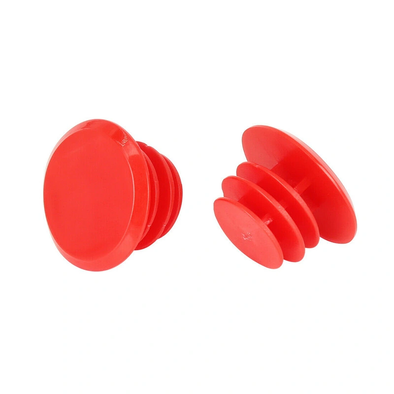 Cycling Bike Handlebar Bar Plastic Rubber End Plugs Caps for Locking Grip